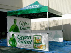 10 FT Tent with Digital Artwork