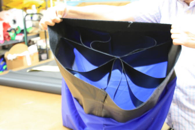 INSIDE VIEW OF OUR BAFFLE ANTI VORTEXT BASE